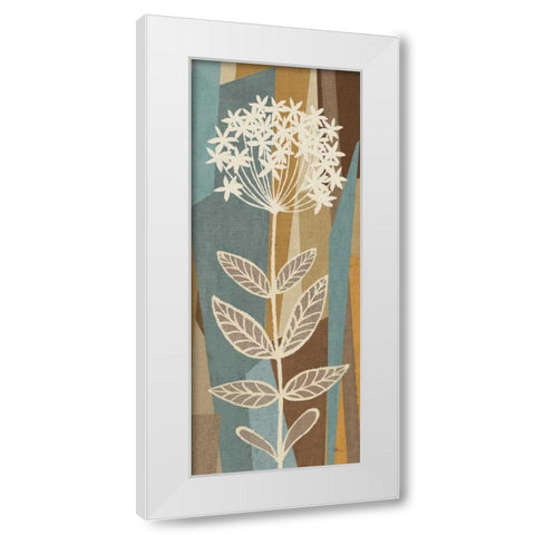 Pieces of Nature IV White Modern Wood Framed Art Print by Pela Studio