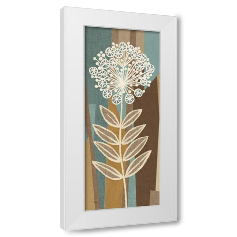 Pieces of Nature V White Modern Wood Framed Art Print by Pela Studio