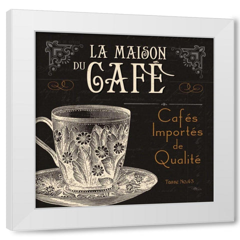 Flavors of France I White Modern Wood Framed Art Print by Pela Studio