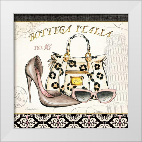 Boutique de Luxe I White Modern Wood Framed Art Print by Laliberte, Andrea