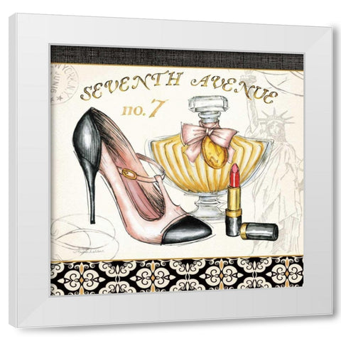 Boutique de Luxe III White Modern Wood Framed Art Print by Laliberte, Andrea