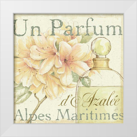 Fleurs and Parfum III White Modern Wood Framed Art Print by Brissonnet, Daphne