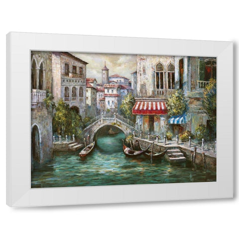 Venezia Petite I White Modern Wood Framed Art Print by Mancini, Gianni