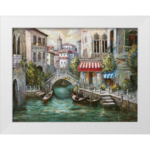 Venezia Petite I White Modern Wood Framed Art Print by Mancini, Gianni