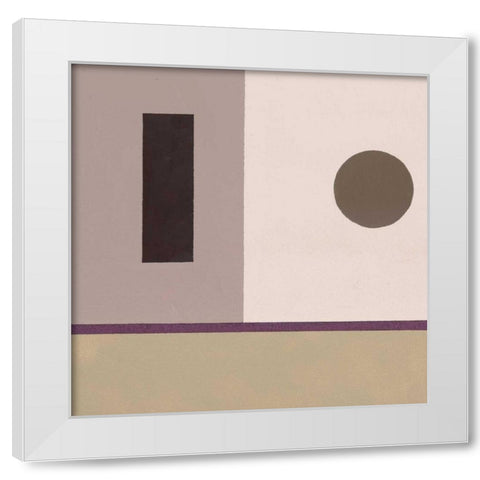 Barrel and Bin B White Modern Wood Framed Art Print by Bannister, Cory