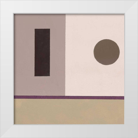 Barrel and Bin B White Modern Wood Framed Art Print by Bannister, Cory
