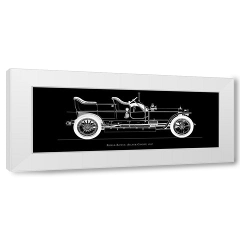 Rolls Royce 1907 White Modern Wood Framed Art Print by Fantini, Antonio