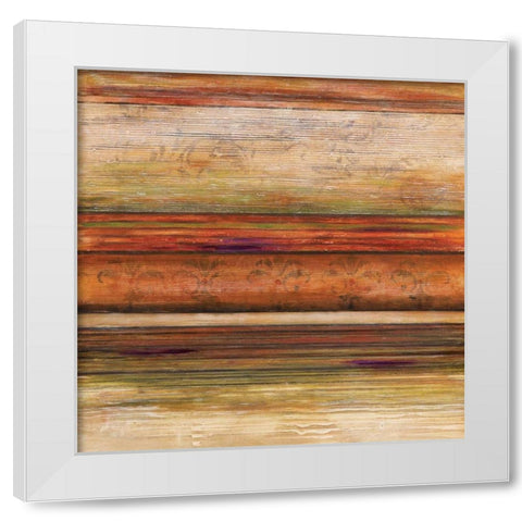 Spectrum II White Modern Wood Framed Art Print by Brey, Michael