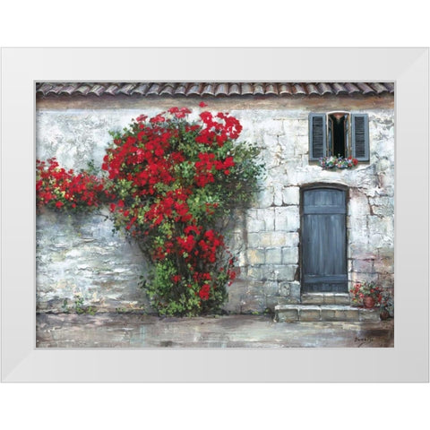 Casafina White Modern Wood Framed Art Print by Duvall, Roger