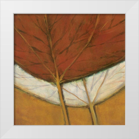September Song I White Modern Wood Framed Art Print by Davies, Susan