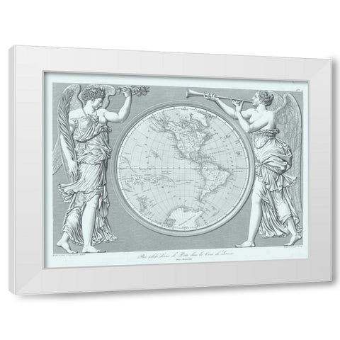 Century Classic II White Modern Wood Framed Art Print by Baltard, Emile