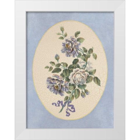 Mayfield Ovals I White Modern Wood Framed Art Print by Mayfield, Josiah