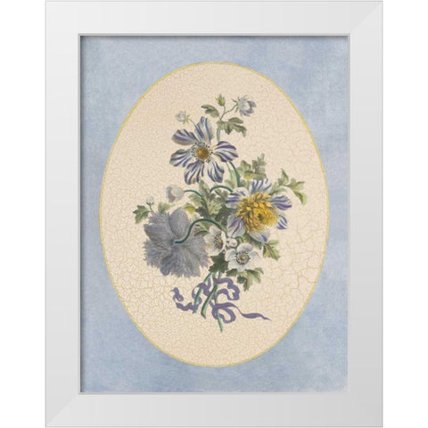 Mayfield Ovals II White Modern Wood Framed Art Print by Mayfield, Josiah