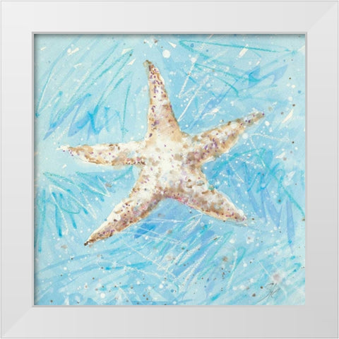 La Mer A White Modern Wood Framed Art Print by Sic, Jerry