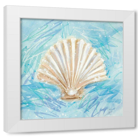 La Mer D White Modern Wood Framed Art Print by Sic, Jerry