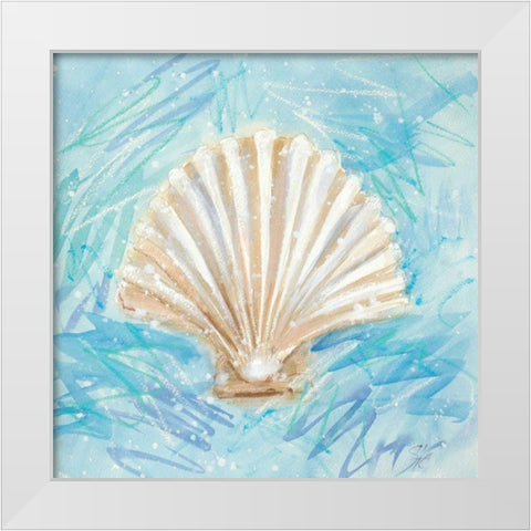 La Mer D White Modern Wood Framed Art Print by Sic, Jerry