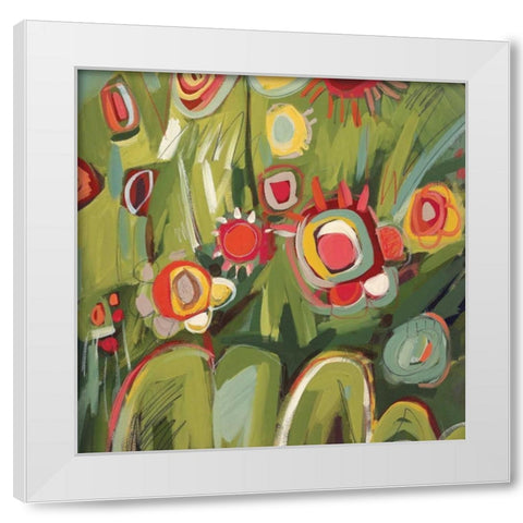Garden Folly I White Modern Wood Framed Art Print by Sorte, Adriana