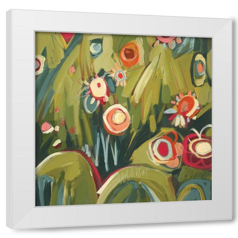 Garden Folly II White Modern Wood Framed Art Print by Sorte, Adriana