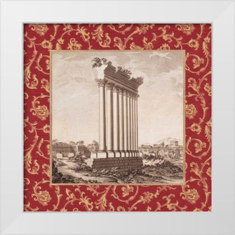 Caravella I White Modern Wood Framed Art Print by Alexander, Zachary