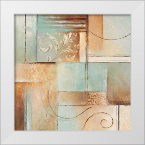 Legacy I White Modern Wood Framed Art Print by King, Michael