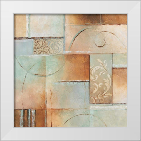 Legacy II White Modern Wood Framed Art Print by King, Michael