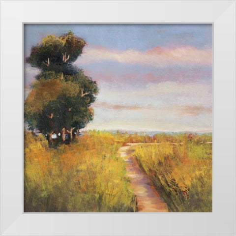 Low Country Landscape I White Modern Wood Framed Art Print by Rogers, Adam