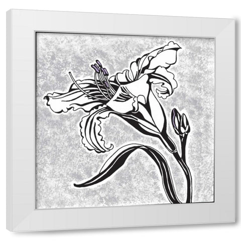 Special Delivery B White Modern Wood Framed Art Print by Shelby, Judy