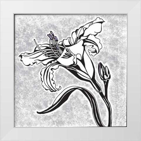 Special Delivery B White Modern Wood Framed Art Print by Shelby, Judy