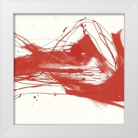 Signatures I White Modern Wood Framed Art Print by Sic, Jerry