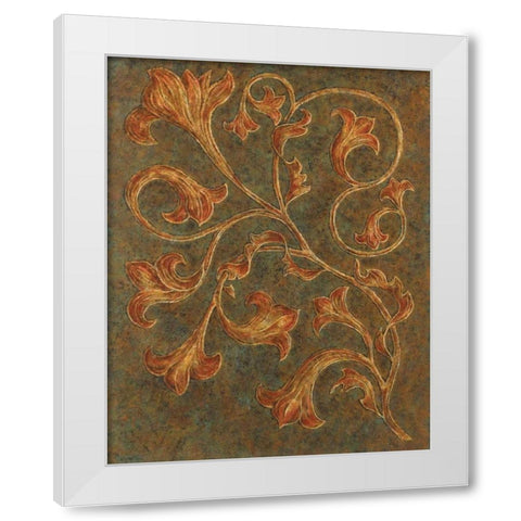 Go for Baroque I White Modern Wood Framed Art Print by Shelby, Judy
