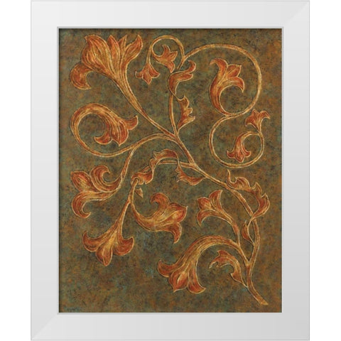 Go for Baroque I White Modern Wood Framed Art Print by Shelby, Judy