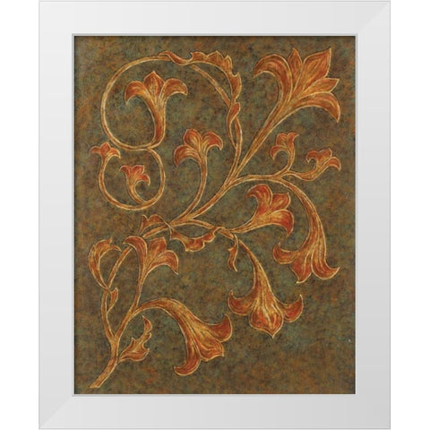 Go for Baroque II White Modern Wood Framed Art Print by Shelby, Judy