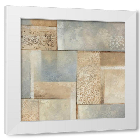 Gramercy Park I White Modern Wood Framed Art Print by King, Michael