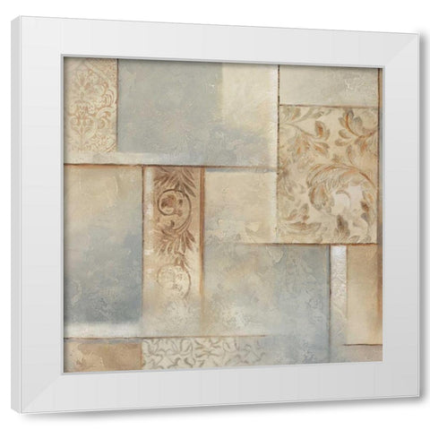 Gramercy Park II White Modern Wood Framed Art Print by King, Michael