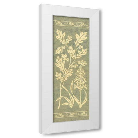 Hudson Valley Green II White Modern Wood Framed Art Print by Shelby, Judy