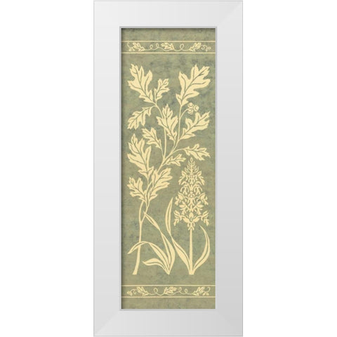 Hudson Valley Green II White Modern Wood Framed Art Print by Shelby, Judy