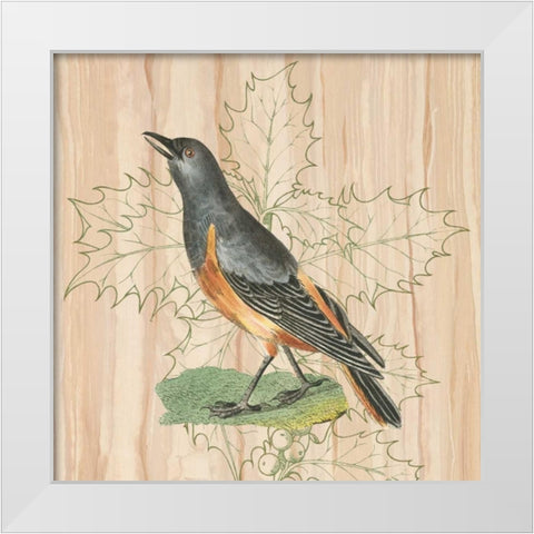 Treetops II White Modern Wood Framed Art Print by Reynolds, Alastair