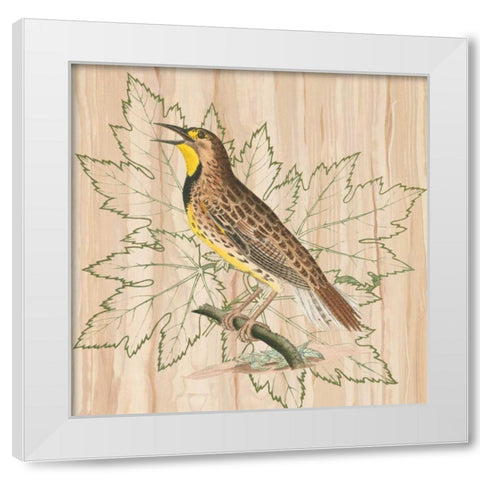 Treetops IV White Modern Wood Framed Art Print by Reynolds, Alastair