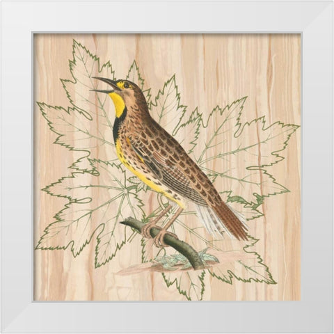 Treetops IV White Modern Wood Framed Art Print by Reynolds, Alastair