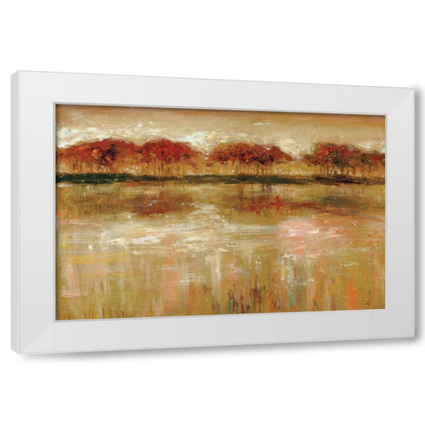 Paxton Cove White Modern Wood Framed Art Print by Roth, Jack