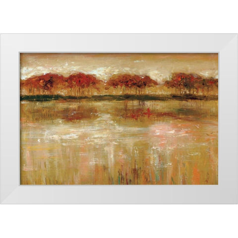 Paxton Cove White Modern Wood Framed Art Print by Roth, Jack