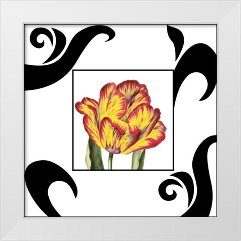 Enchanted Evening II White Modern Wood Framed Art Print by Davies, Susan