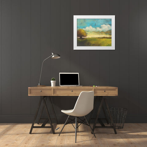 Montauk Morning I White Modern Wood Framed Art Print by Rogers, Adam