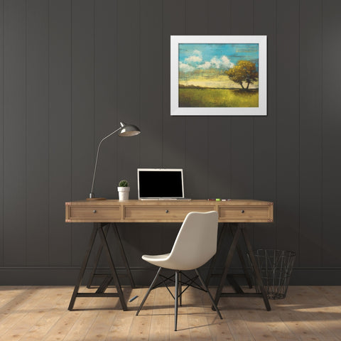 Montauk Morning I White Modern Wood Framed Art Print by Rogers, Adam