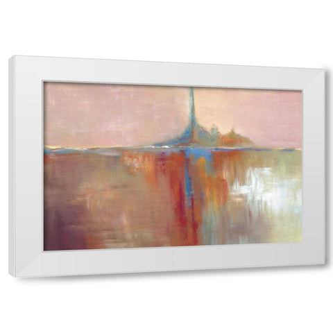 Up Tempo White Modern Wood Framed Art Print by Chilton, Sarah E