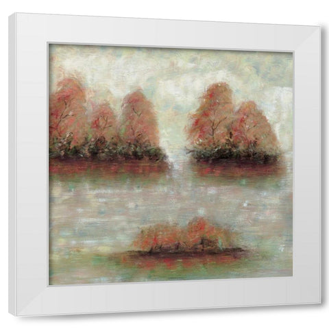 Tamarac Shores I White Modern Wood Framed Art Print by Roth, Jack