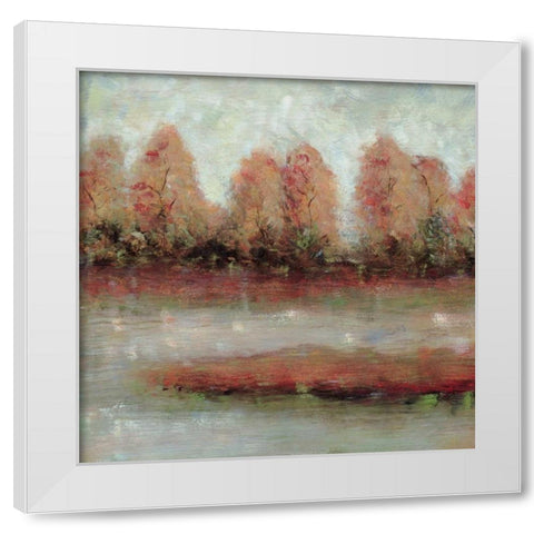 Tamarac Shores II White Modern Wood Framed Art Print by Roth, Jack