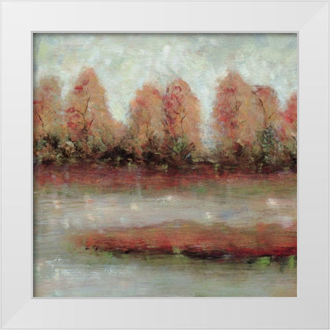 Tamarac Shores II White Modern Wood Framed Art Print by Roth, Jack