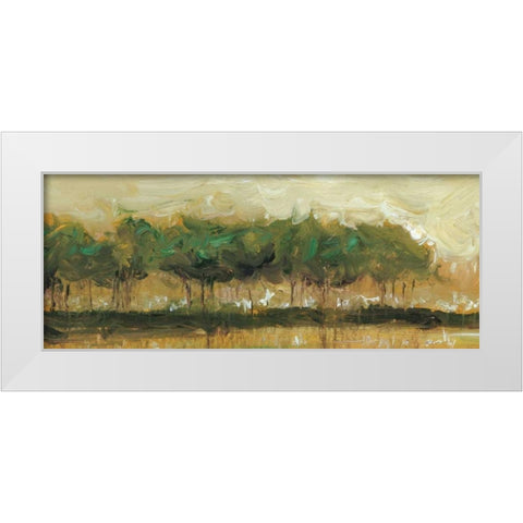 Tiverton Panel I White Modern Wood Framed Art Print by Roth, Jack