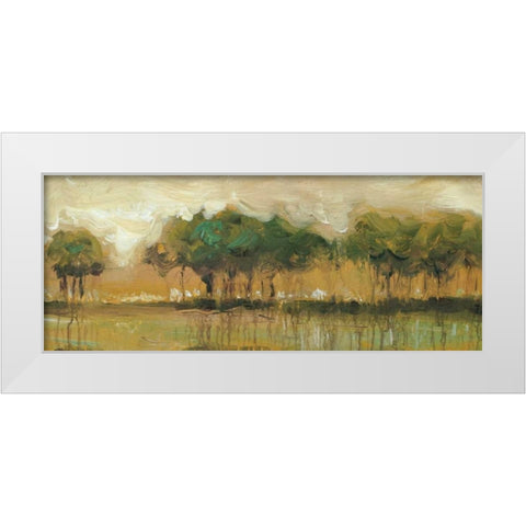 Tiverton Panel II White Modern Wood Framed Art Print by Roth, Jack